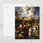Originele verf "de transformatie" Raffaello Briefkaart (Voorkant / Achterkant)