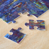 Originele verf "The Water Lilies" van Claude Monet Legpuzzel (Zijkant)