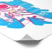 Originele versie van Love and Astronauts Poster (Hoek)