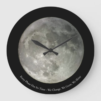 Originele Volle Maan Fotografie Wandklok