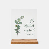 Originele Waterverf Bijbelvers Home Decor (Voorkant)