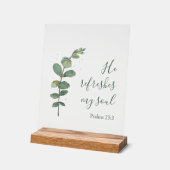 Originele Waterverf Bijbelvers Home Decor (Hoek)