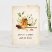 Originele  Waterverf Bloemen Moederdag Kaart (Voorkant)