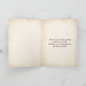 Originele  Waterverf Bloemen Moederdag Kaart (Binnen)