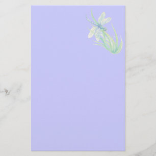 Originele Waterverf Dragonfly in blauw en groen Briefpapier