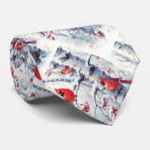 Originele Waterverf Gewone Loon Vogel Wildlife Stropdas (Opgerold)