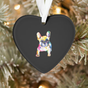 Originele Waterverf Hand French Bulldog Gift Ornament