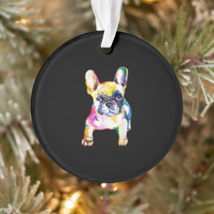 Originele Waterverf Hand French Bulldog Gift Ornament