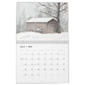 Originele waterverf kunst wandkalender kalender (Mar 2026)