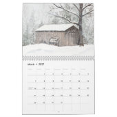 Originele waterverf kunst wandkalender kalender (Mar 2027)