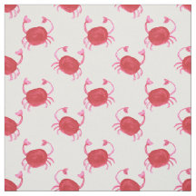 Originele waterverf Leuke Rode Krabben Strandontwe