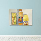 Originele Waterverf "Maizena, Oros & Freshpak" Canvas Afdruk (Insitu (Houten vloer))