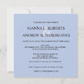 Originele Waterverf Peacock Pair Wedding Invite Kaart (Achterkant)