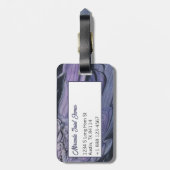 Originele Waterverf Rog Raven Painting Bagagelabel (Achterkant verticaal)