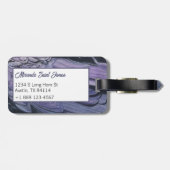 Originele Waterverf Rog Raven Painting Bagagelabel (Achterkant horizontaal)