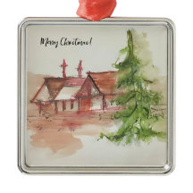 Originele waterverf schets