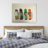 Originele Waterverf specerijen Canvas Afdruk (Insitu (Slaapkamer))