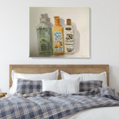 Originele Waterverf toiletartikelen Canvas Afdruk (Insitu (Slaapkamer))