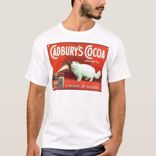 Originele wijnposter van Cadbury's cacao T-shirt