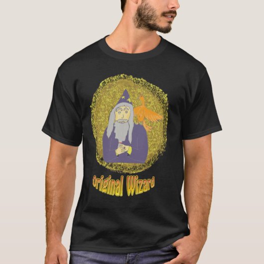 Originele wizard Donkere T-shirt (Voorkant)
