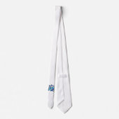 Originele Wolf Head grafische kunst | Profiel Wolf Stropdas (Achterkant)