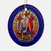 Originele Yaqui Nation Deer Dancer Keramisch Ornament (Links)