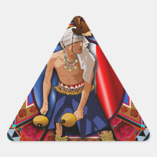 Originele Yaqui Nation Deer Dancer Sticker