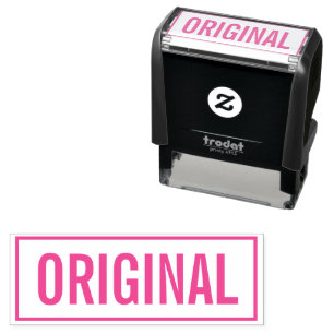 Originele zelfinkende kantoorstempel voor document zelfinktende stempel
