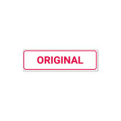 ORIGINELE Zelfinktende Rubber Stamp Stempel (Design)