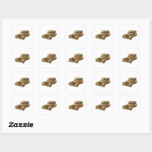 Originele Zilveren Gouden Auto Sticker (Vel)