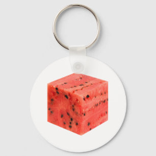 Originele, zoete, rode watermeloen keuken sleutelhanger