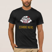 Originele Zombie Nerd. T-shirt (Voorkant)