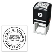 Originele zwarte stempel Creëer Uw eigen Sjabloon  (In situ)