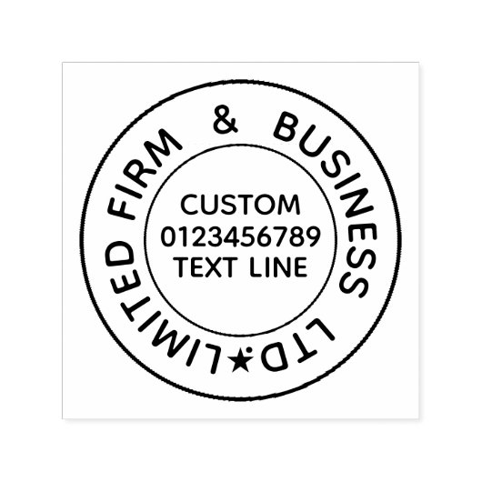 Originele zwarte stempel Creëer Uw eigen Sjabloon  (Design)