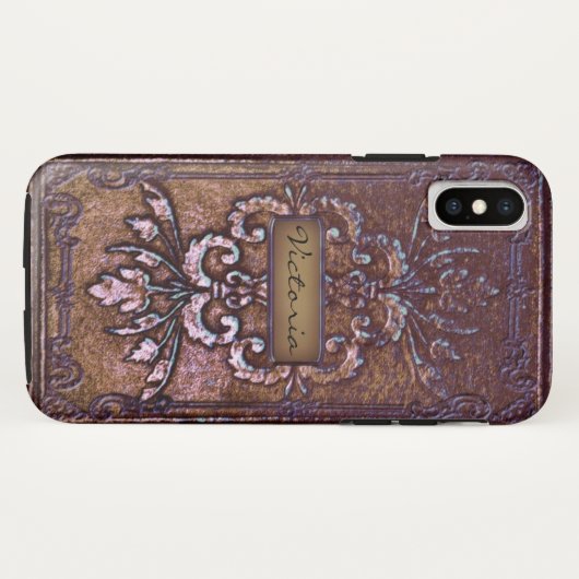 Oriholt Galient Victoriaans monogram Case-Mate iPhone Case (Achterkant (horizontaal))