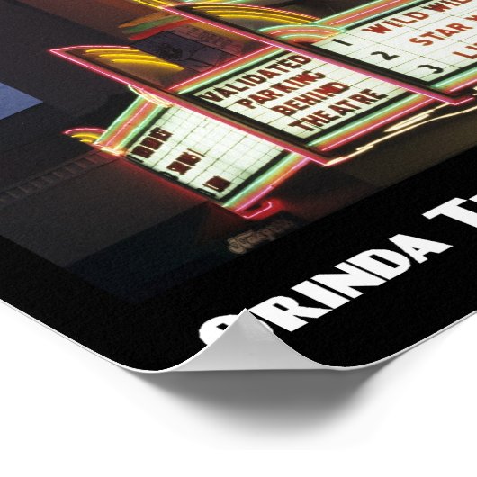 Orinda Theater 11x17 Poster (Hoek)