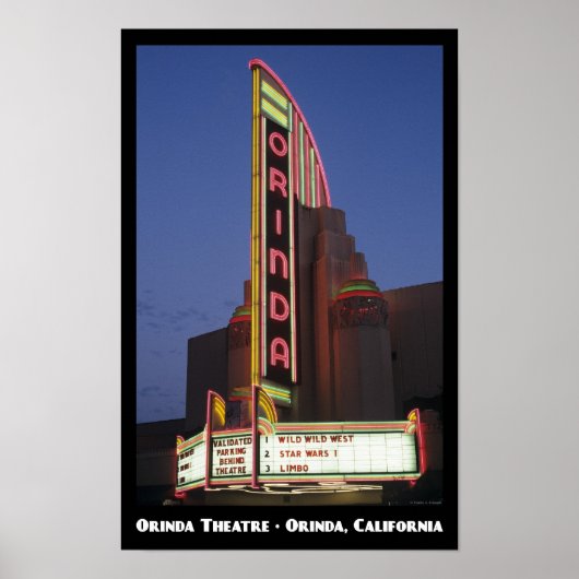 Orinda Theater 11x17 Poster (Voorkant)