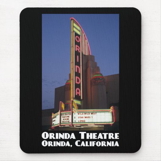 Orinda Theater Mousepad Muismat (Voorkant)