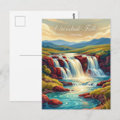 Orinduik-watervallen Guyana Briefkaart (Voorkant / Achterkant)