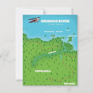 Orinoco South American Map