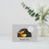 Oriole Bird Dank u Visitekaartje (Staand voorkant)