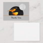 Oriole Bird Dank u Visitekaartje (Voorkant / Achterkant)
