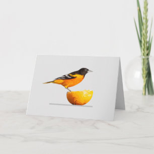 Oriole Bird Lover's Wenskaart Kaart