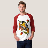 Oriole in Herfst Shirten T-shirt (Voorkant volledig)
