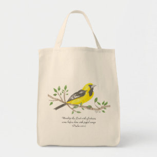 Oriole Organic Grocery Bag Tote Bag