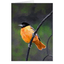 Oriole Painting - Oorspronkelijke vogelkunst