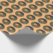 Oriole Painting - Oorspronkelijke vogelkunst Cadeaupapier (Hoek)