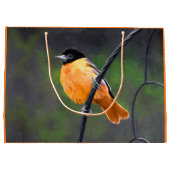 Oriole Painting - Oorspronkelijke vogelkunst Groot Cadeauzakje (Achterkant)