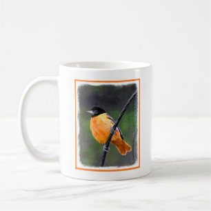 Oriole Painting - Oorspronkelijke vogelkunst Koffiemok