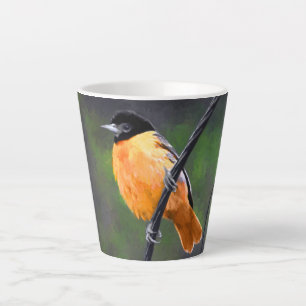 Oriole Painting - Oorspronkelijke vogelkunst Latte Mok